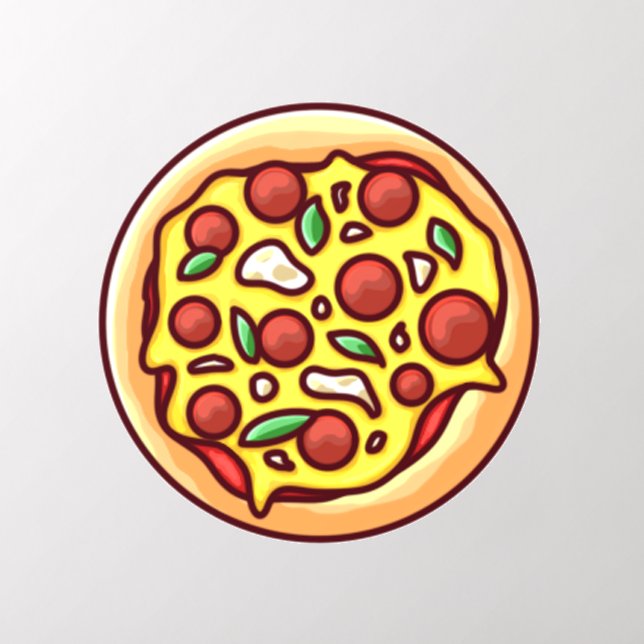Pizza Art Wall Decals (Insitu 2)
