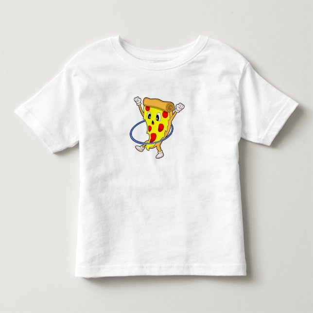 Pizza at Fitness with Fitness tires.PNG Toddler T-shirt (Front)