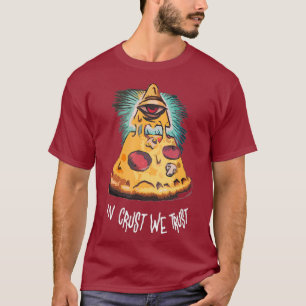 Pizza Atheism Funny Junk Food Illuminati Cute T-Shirt