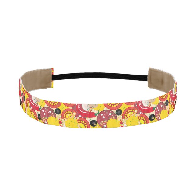 Pizza Athletic Headband (Front)