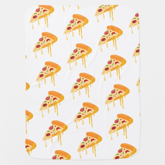 Pizza Baby Blanket (Front)