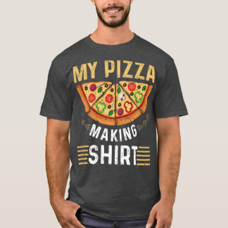 Pizza Baker Men Vintage Pizza T-Shirt