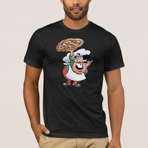 Pizza Baker Mens T_Shirt