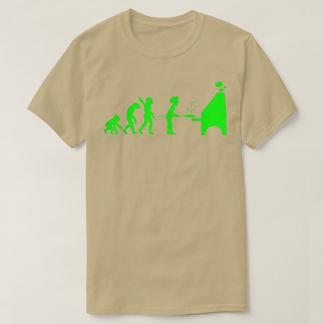 Pizza Baker Pizza Baking Pizzeria Baker Work Evolu T-Shirt (Design Front)