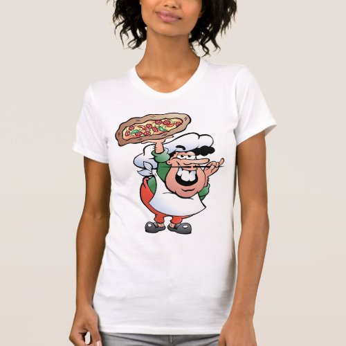 Pizza Baker Womens T_Shirt