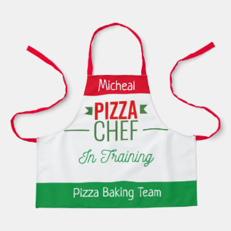 Pizza baking team- kids apron