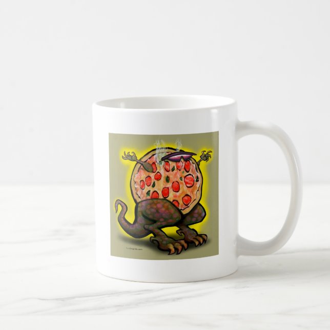 Pizza Beast Coffee Mug (Right)