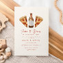 Pizza & Beer Diapers Casual Couples Baby Shower Invitation