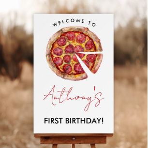 Pizza Birthday Foam Board