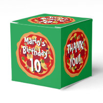 Pizza Birthday party favor mystery box for kids