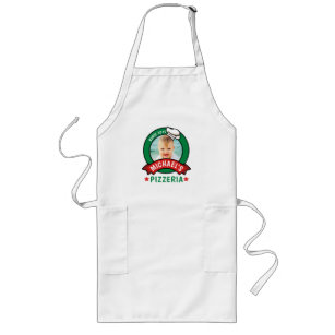 Pizza Birthday Party Long Apron