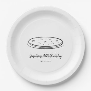 Pizza Birthday Party Paper Plates