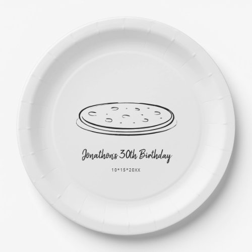 Pizza Birthday Party Paper Plates