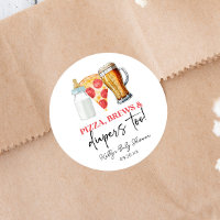 Pizza Brews and Diapers Too! Baby Shower