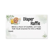 Pizza & Brews Diaper Raffle Baby Shower