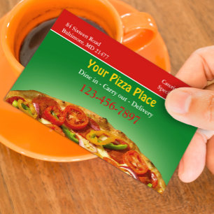 Pizza Business Card Template