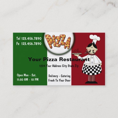 Pizza Business Cards