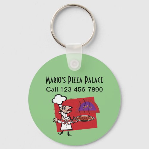 Pizza Business Promotional Keychains