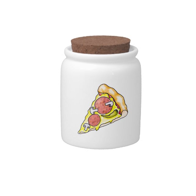 Pizza Candy Jar (Front)