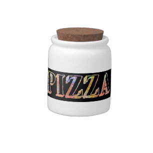 Pizza Candy Jar
