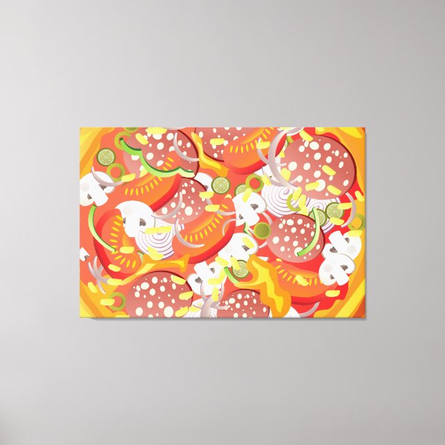 Pizza Canvas Print (Front)