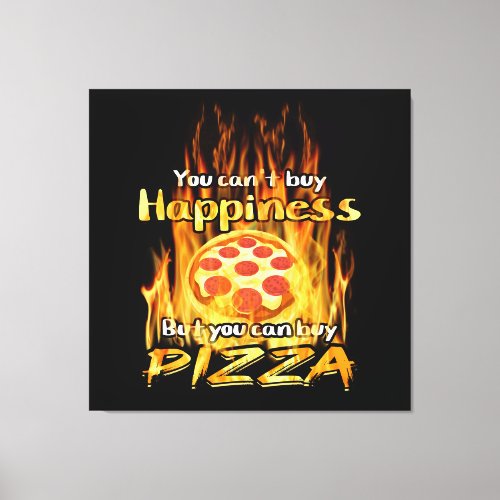 pizza  canvas print