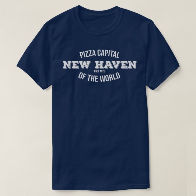 Pizza Capital CT  I Love New Haven Apizza Pride Gi T-Shirt (Design Front)