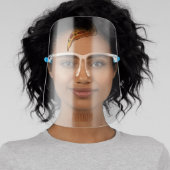 Pizza cartoon illustration face shield (Insitu)