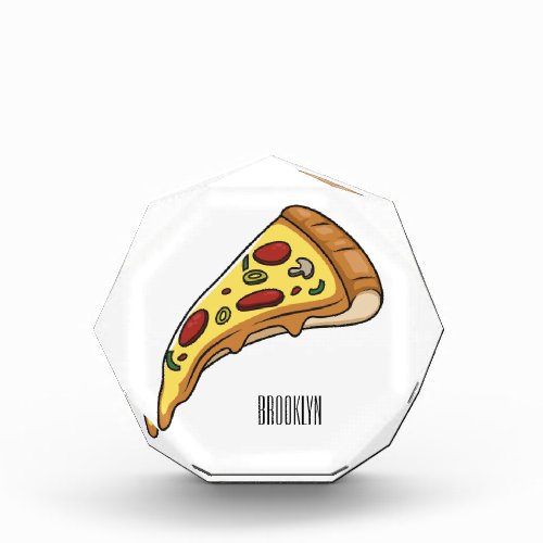 Pizza cartoon illustration  photo block