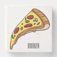 Pizza cartoon illustration