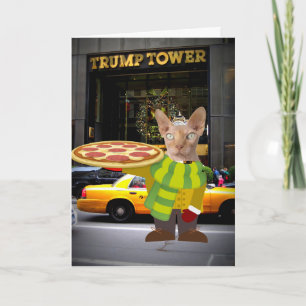 PIZZA CAT - PIZZA NYC DELIVERY BIRTHDAY CARD