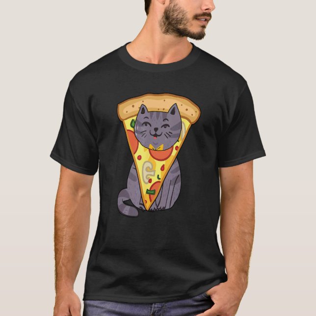 Pizza Cat T-Shirt (Front)