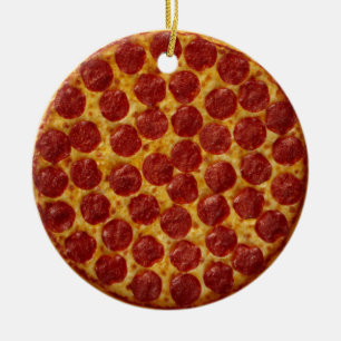 Pizza Ceramic Ornament