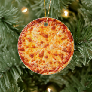 Pizza Ceramic Ornament