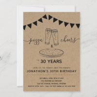 Pizza & Cheers & Beers Birthday Party - Any Age
