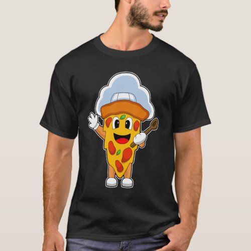 Pizza Chef Cooking spoon T_Shirt