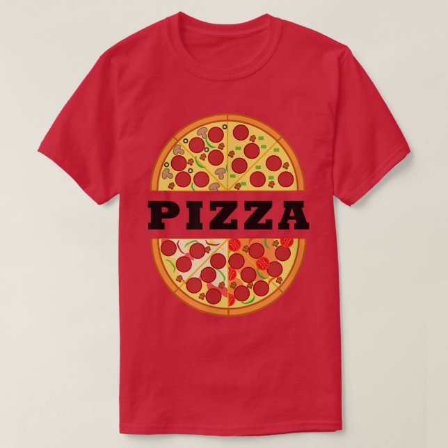 Pizza Chef Funny Pizza Making Italian Food  T-Shirt (Design Front)