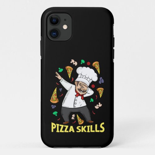 Pizza Chef Gift Italian Pizza Lover Men Pizza iPhone 11 Case