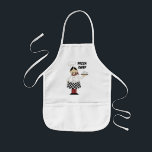 Pizza Chef Kids' Apron<br><div class="desc">Cartoon graphic of an Italian Chef holding a steaming pizza and caption Pizza Chef available on Pizza Chef aprons, t-shirts, coffee mugs, neck ties, and more fun Pizza Chef gifts.</div>