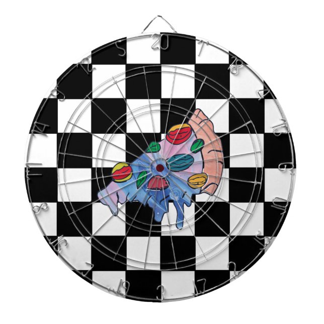 Pizza Chess Dart Board (Front)