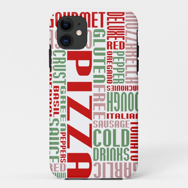 pizza chitChat Case-Mate iPhone Case (Back)