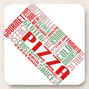 pizza chitChat Drink Coaster