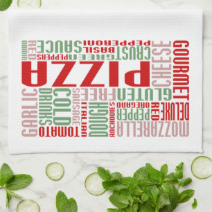 pizza chitChat Kitchen Towel