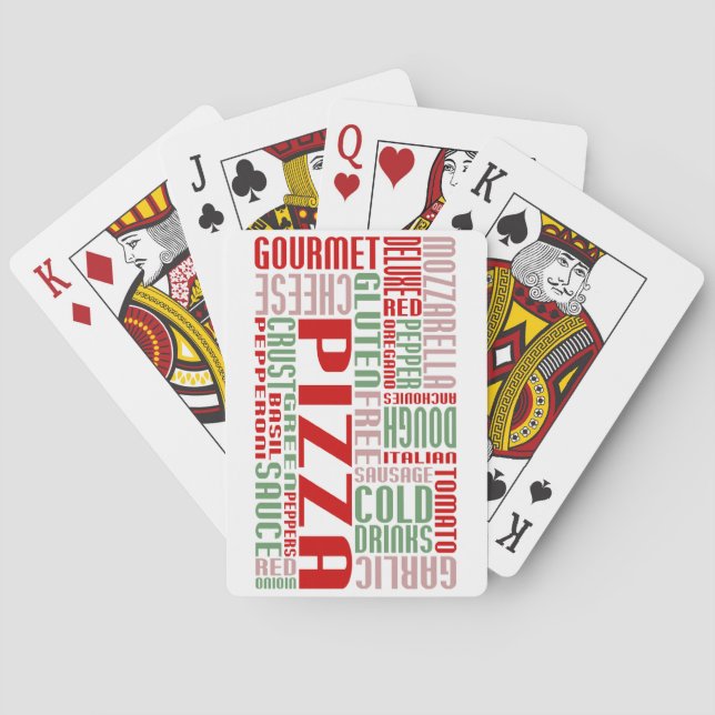 pizza chitChat Poker Cards (Back)