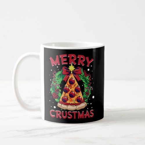 Pizza Christmas Tree Balls Xmas Men Boys Crustmas  Coffee Mug