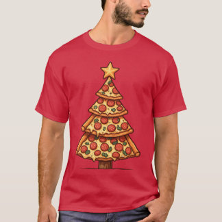 Pizza Christmasree friends T-Shirt