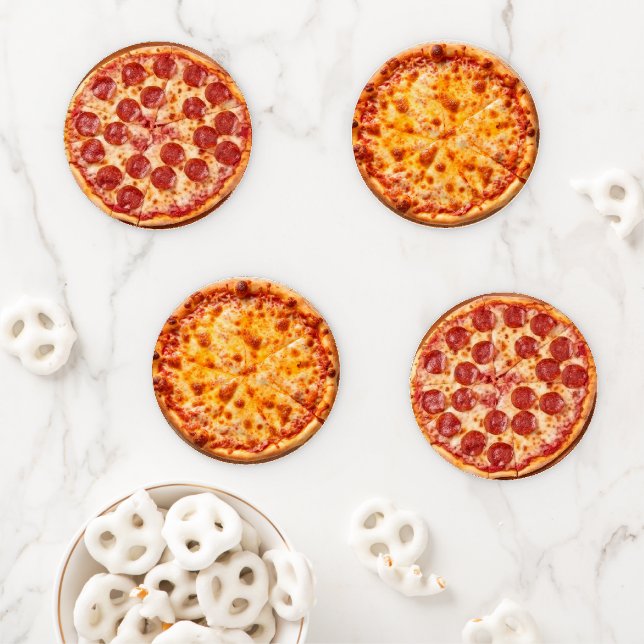 Pizza Coaster Set (In Situ)