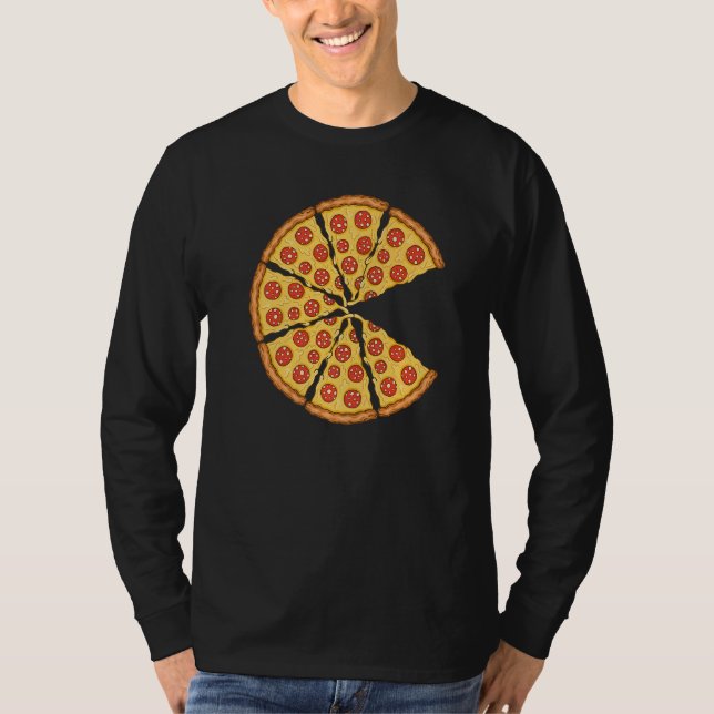 Pizza Costume Cute Pizza Slice Couple Matching Piz T-Shirt (Front)