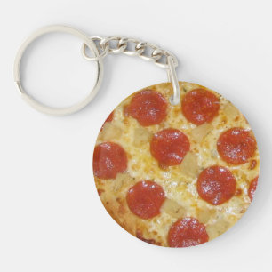 PIZZA custom key chain