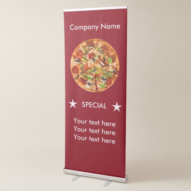 Pizza Custom Promotional Banner (3/4)